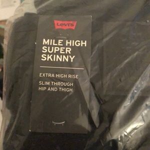 Levi’s High Waisted Black Jeans